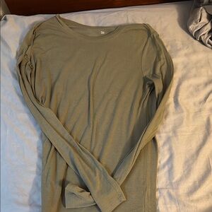 SO Green Long Sleeve Tee Soft Cotton Blend